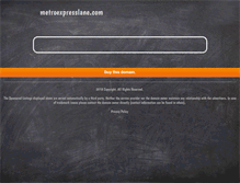 Tablet Screenshot of metroexpresslane.com